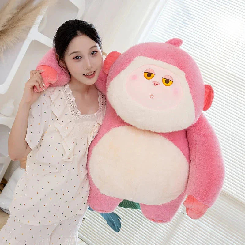 Adorable Lulu & Nunu Chunky Gorilla Stuffed Animals