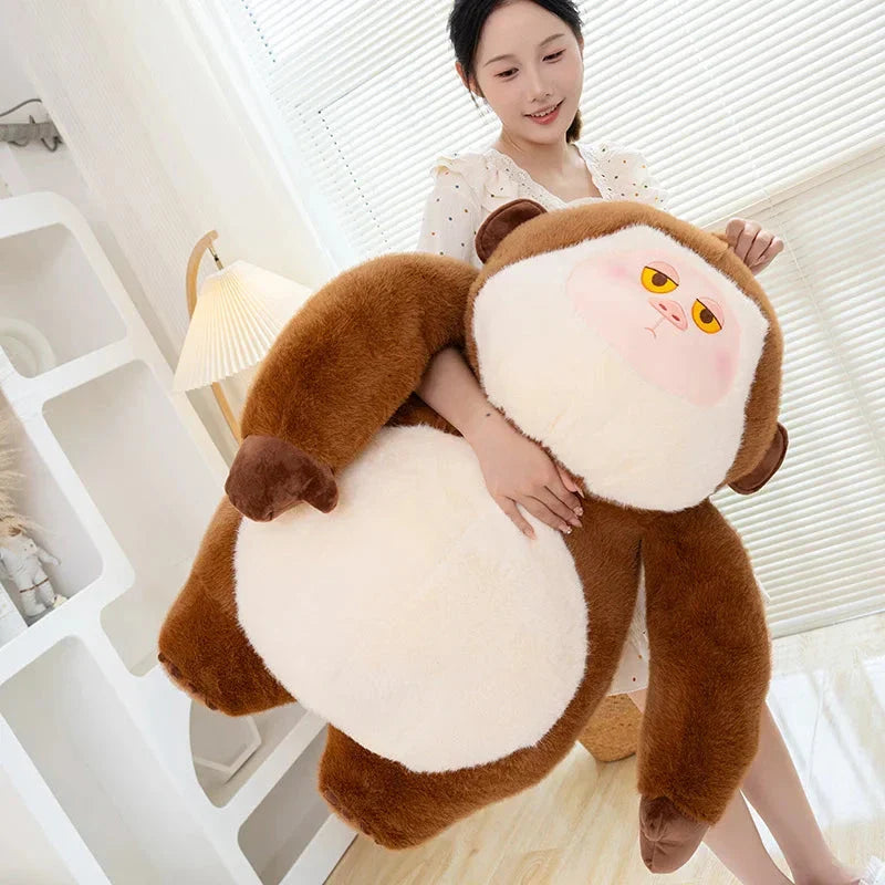 Adorable Lulu & Nunu Chunky Gorilla Stuffed Animals