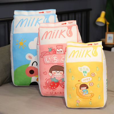 Cozy Milk Carton Plush Toy