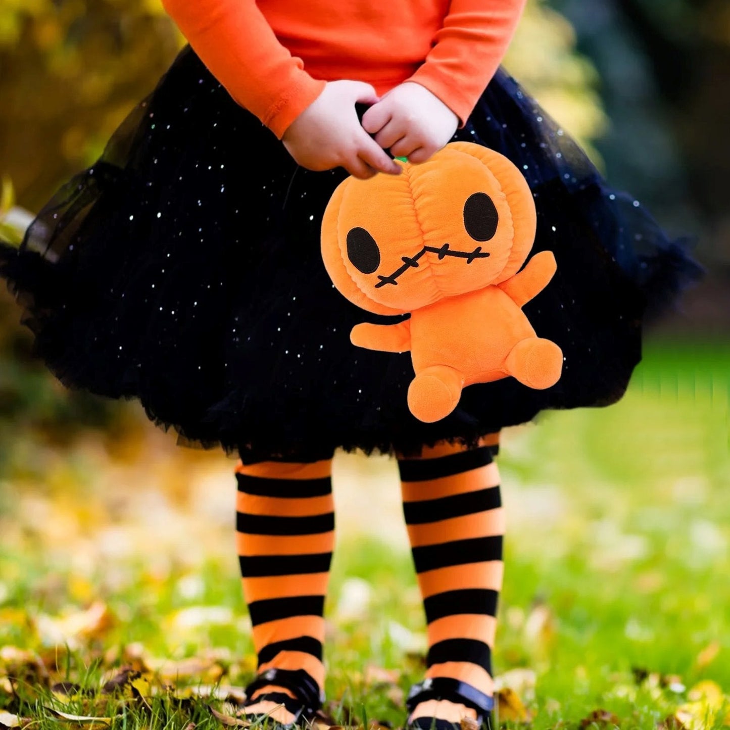 Adorable Mini Halloween Pumpkin Plush Toy