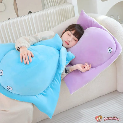 Adorable Pastel Purple & Blue Stingray Plush Toys