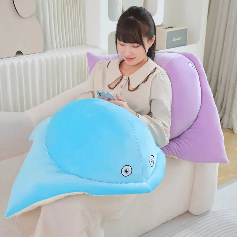 Adorable Pastel Purple & Blue Stingray Plush Toys
