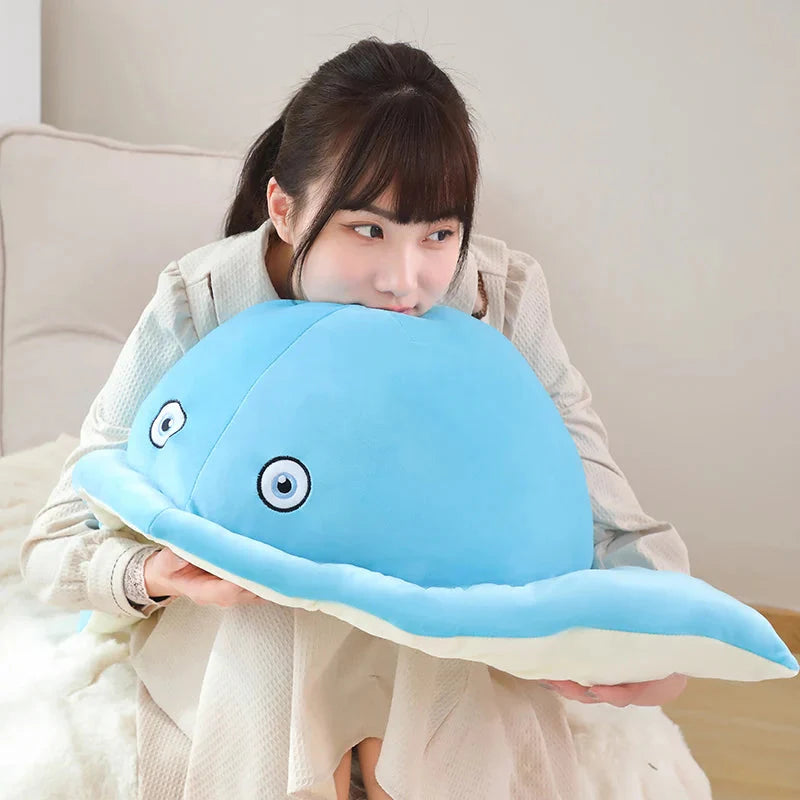Adorable Pastel Purple & Blue Stingray Plush Toys