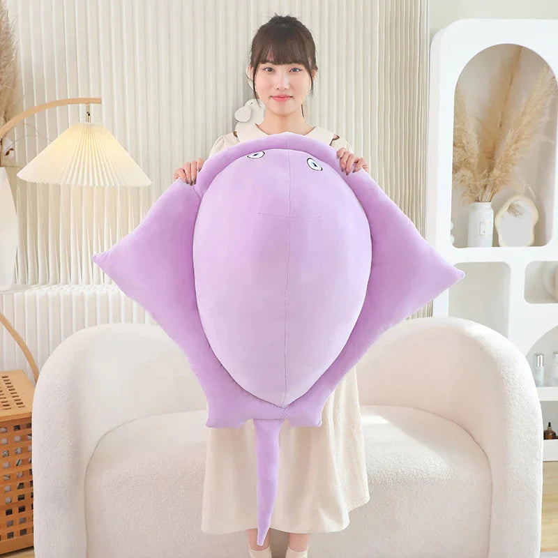 Adorable Pastel Purple & Blue Stingray Plush Toys