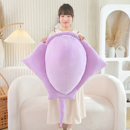 Adorable Pastel Purple & Blue Stingray Plush Toys