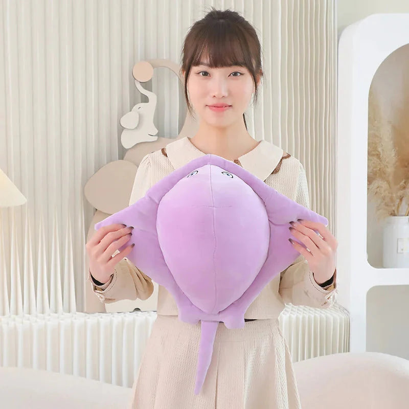 Adorable Pastel Purple & Blue Stingray Plush Toys