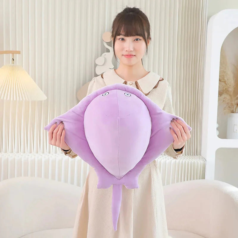 Adorable Pastel Purple & Blue Stingray Plush Toys