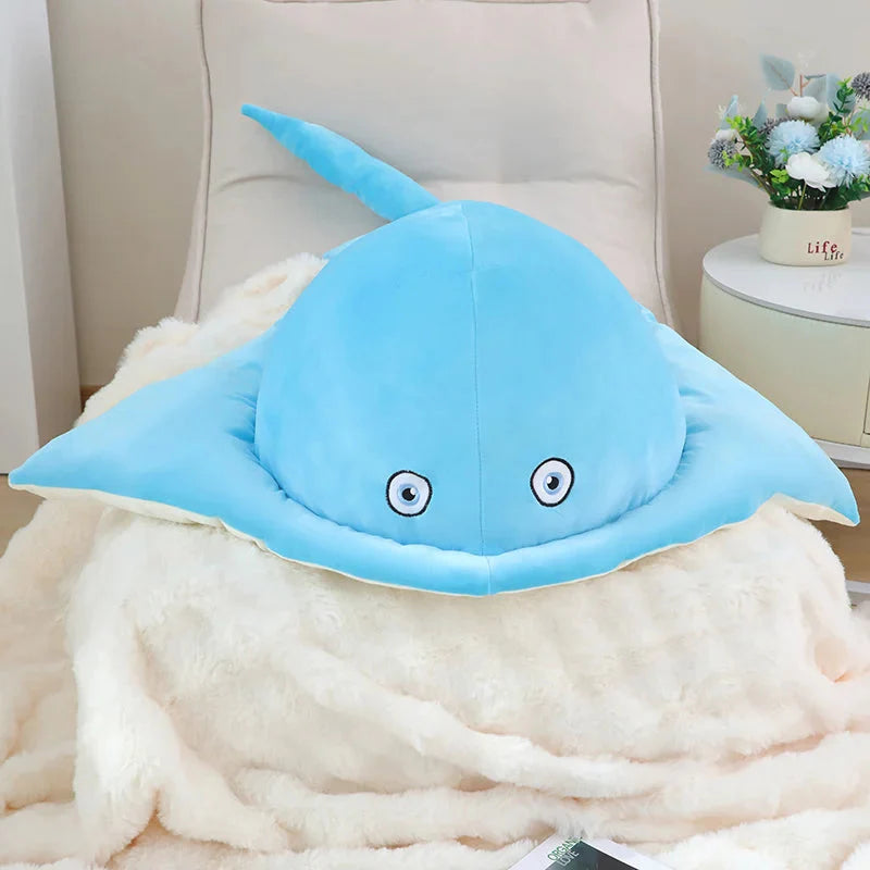 Adorable Pastel Purple and Blue Stingray Plush Toys