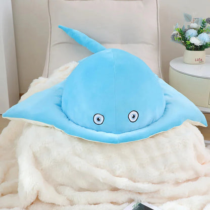 Adorable Pastel Purple and Blue Stingray Plush Toys