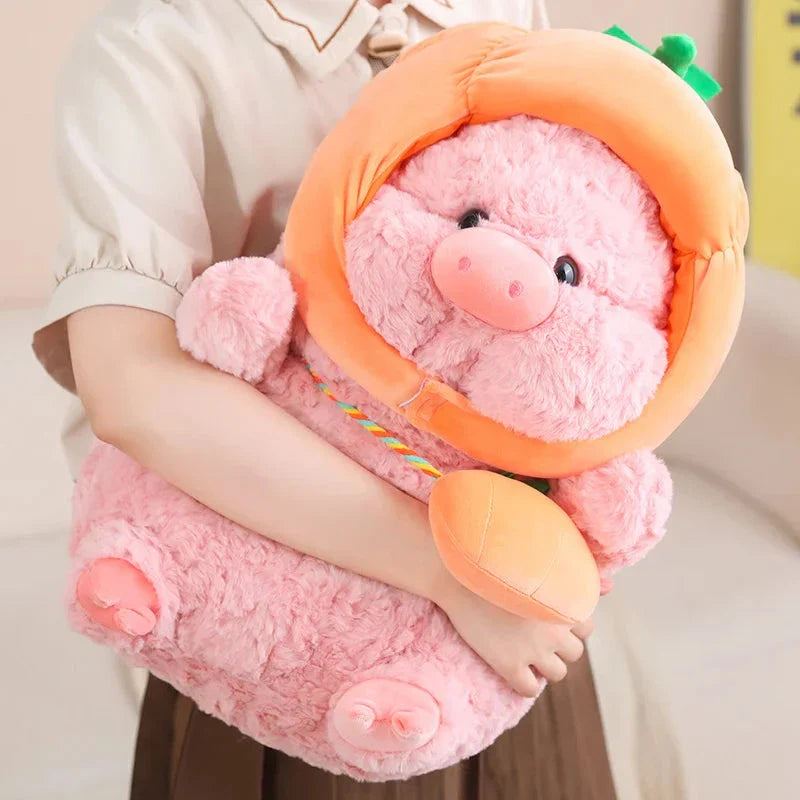 Adorable Piggy Vegetable Cosplay Plushie
