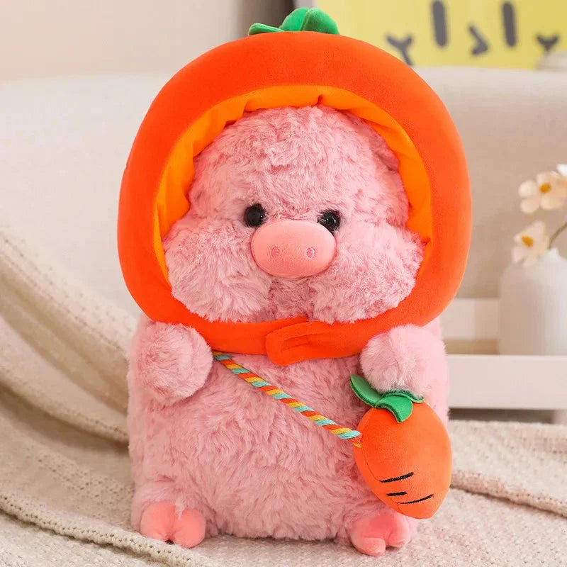Adorable Piggy Vegetable Cosplay Plushie