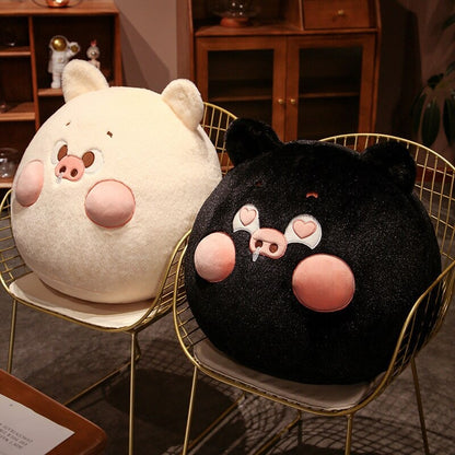 Adorable Perky Pig Ball Plush Toy