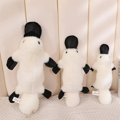 Cuddle Up with Pleep the Adorable Fluffy Brown & White Platypus Plush!