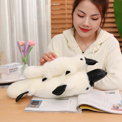Cuddle Up with Pleep the Adorable Fluffy Brown & White Platypus Plush!