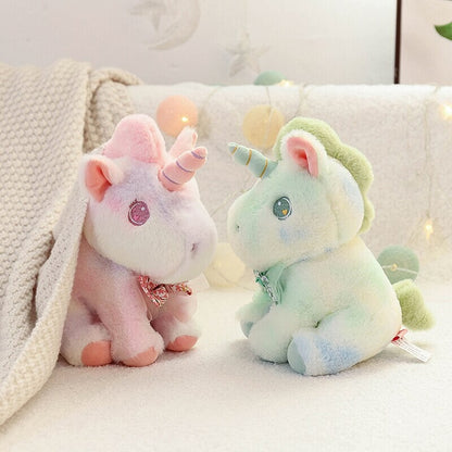 Magical Rainbow Galaxy Unicorn Plushie Set