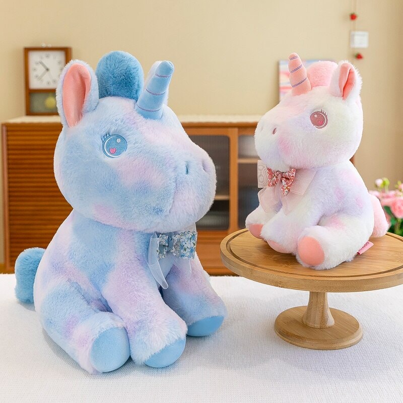 Magical Rainbow Galaxy Unicorn Plushie Set