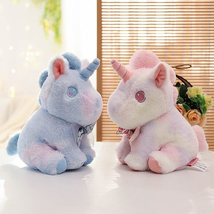 Magical Rainbow Galaxy Unicorn Plushie Set