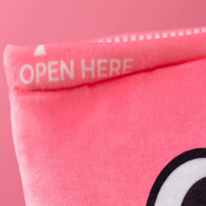 Sweethearted Rainbow Axolotl Plush Candy Bag – Adorable Pink and Blue Collection!