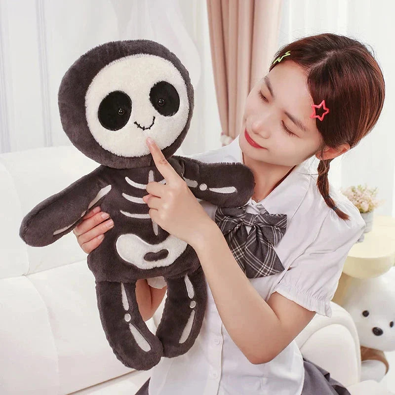 Chilling Skeleton and Mysterious Mummy Halloween Plush Toys