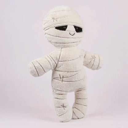 Chilling Skeleton and Mysterious Mummy Halloween Plush Toys