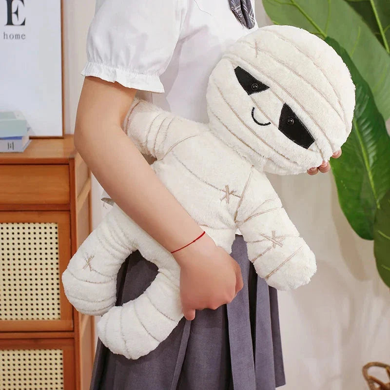Chilling Skeleton and Mysterious Mummy Halloween Plush Toys