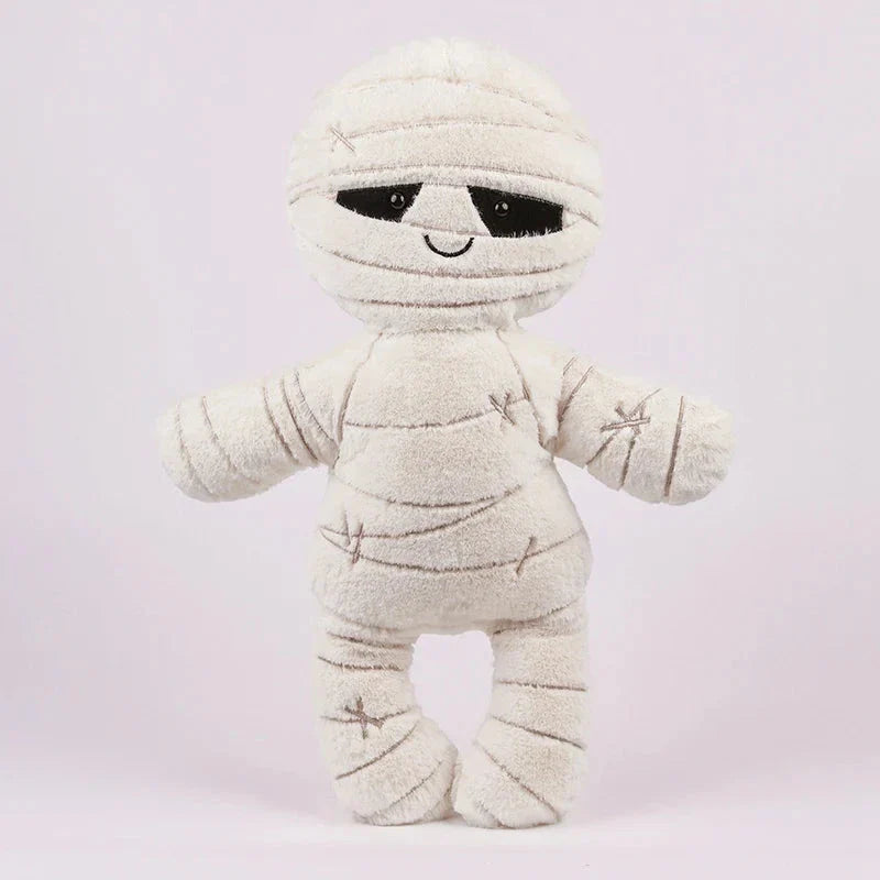 Chilling Skeleton and Mysterious Mummy Halloween Plush Toys
