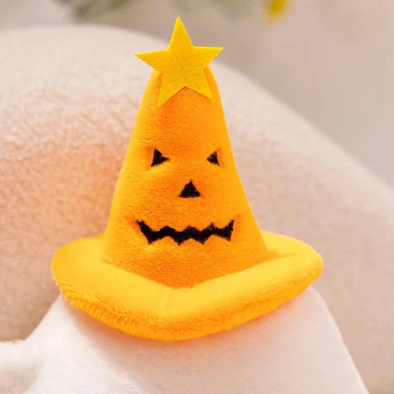 Adorable Smiling Pumpkin Ghost Plush for Halloween Fun!