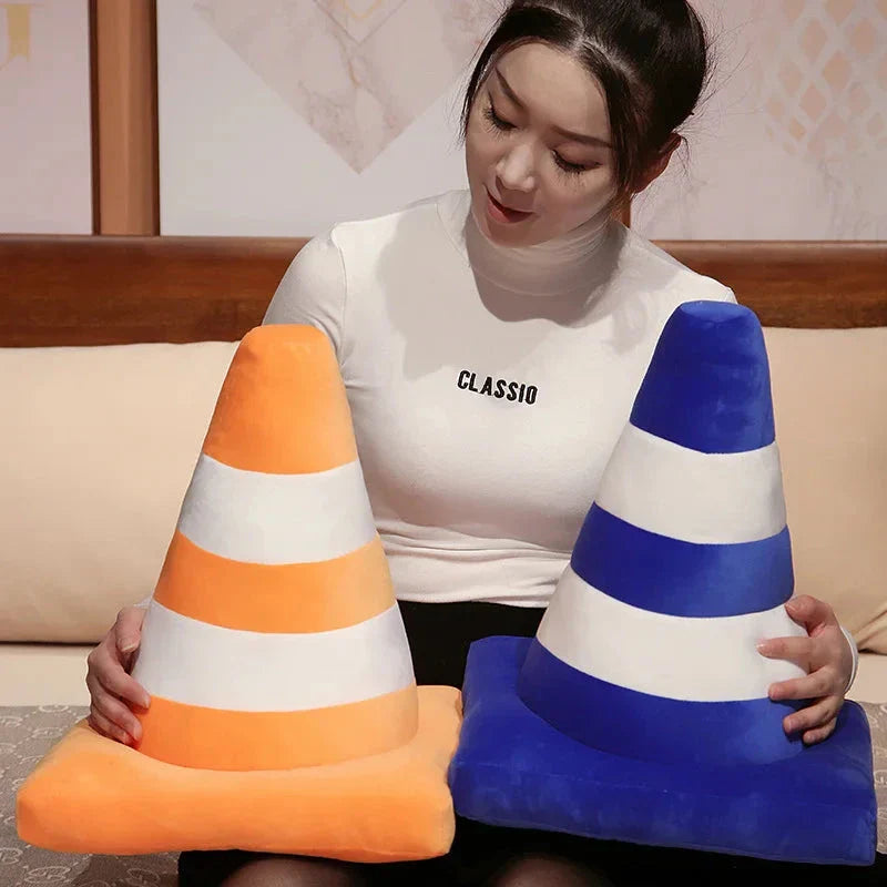 Adorable Soft Traffic Cone Stuffed Toys