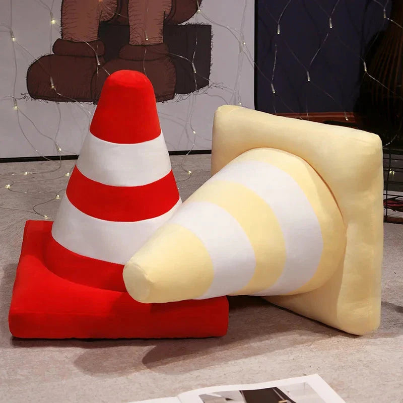 Adorable Soft Traffic Cone Stuffed Toys