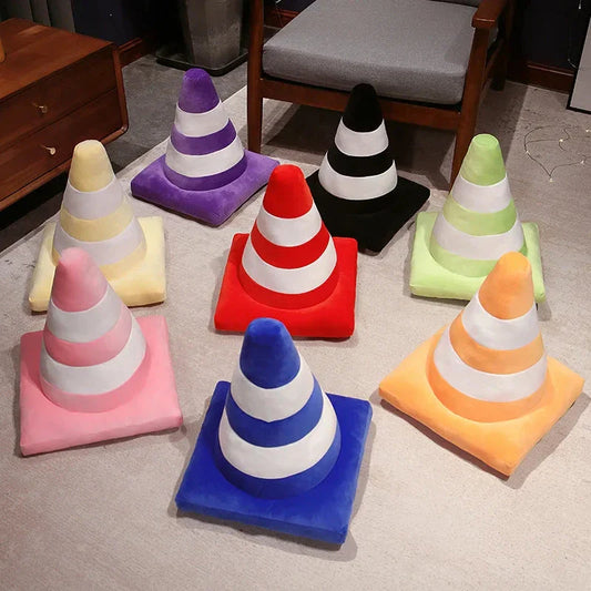 Adorable Soft Traffic Cone Stuffed Toys