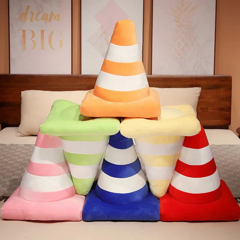 Adorable Soft Traffic Cone Stuffed Toys