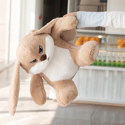 Meet Spike: Your Adorable Angry Beige Fluffy Bunny Companion!