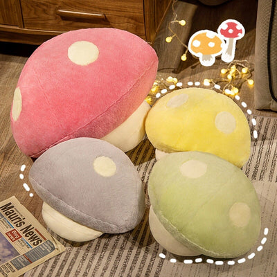 Adorable Spotted Mushroom Plush Toys