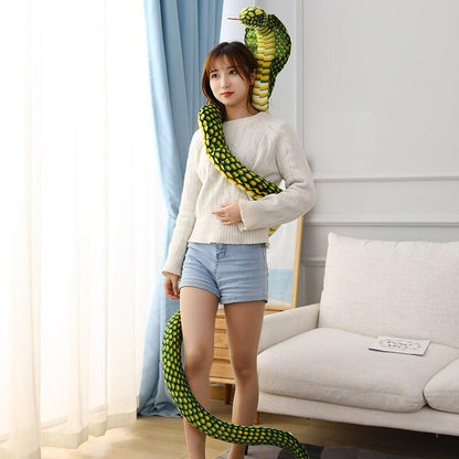 Giant 90" Cuddly Soft Snake Plush Toy