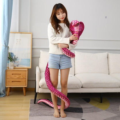 Giant 90" Cuddly Soft Snake Plush Toy
