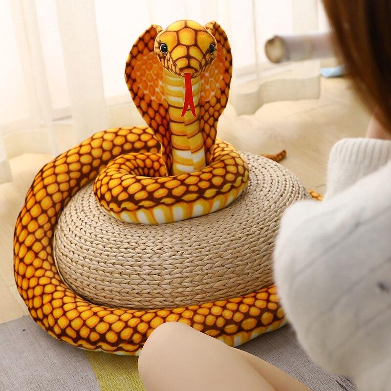 Giant 90" Cuddly Soft Snake Plush Toy