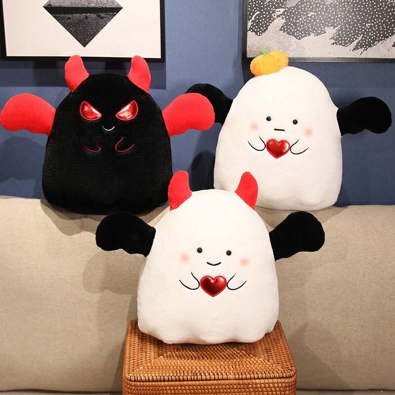 Charming Angel & Mischievous Devil Ghost Plushies