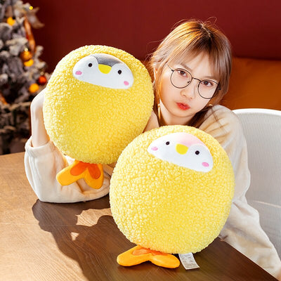 Scaldamani in peluche a forma di pinguino in tempura