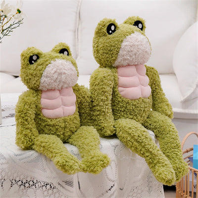 Adorable Dench Muscle Frog Plush Toy