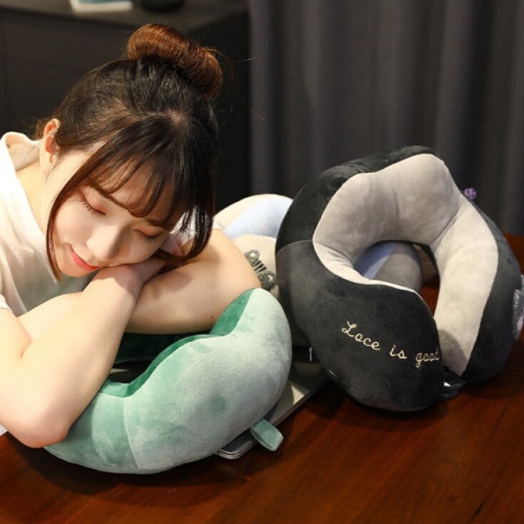 Adorable Kawaii U-Shaped Travel Neck Support Pillow