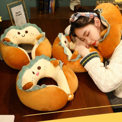 Adorable Kawaii U-Shaped Travel Neck Support Pillow