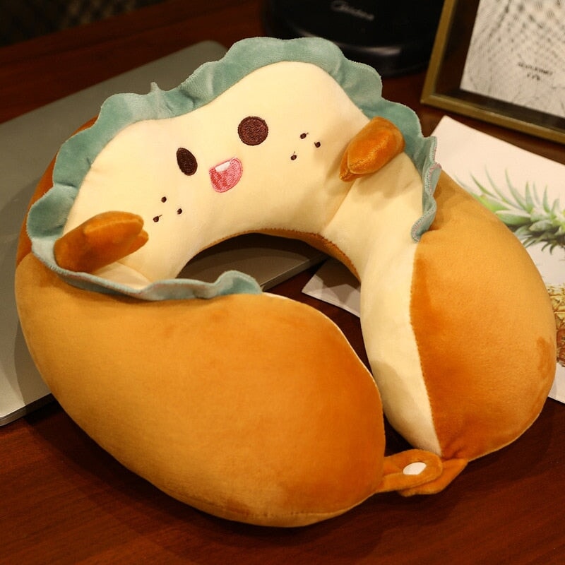 Adorable Kawaii U-Shaped Travel Neck Support Pillow