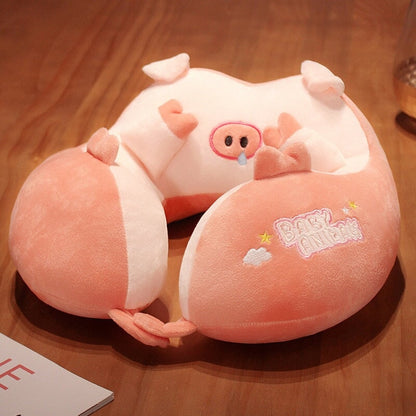 Adorable Kawaii U-Shaped Travel Neck Support Pillow