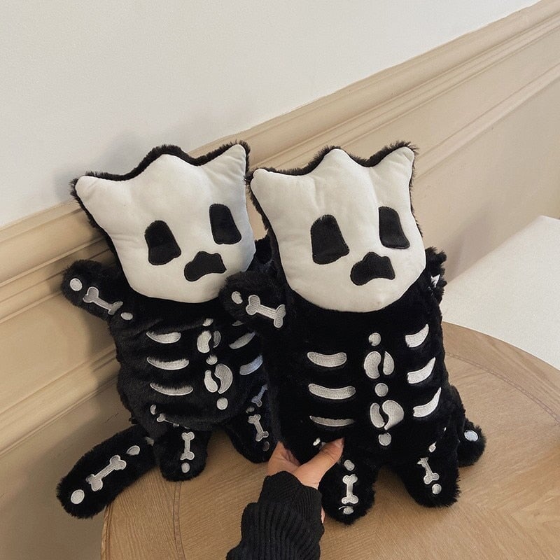 Adorable Mini Skeleton Plush Backpack - Perfect for Fun Adventures!